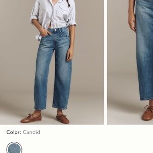 AG Adriano Goldschmied Candid Blue Straight Leg Jeans